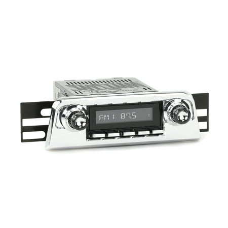 RetroRadio Compatible with 1961-63 Ford Thunderbird Features Include Bluetooth, HD, SiriusXM Ready, AM/FM LBC-M4-123-25-85F