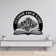 thumbnail image 5 of Handmadetneonsign Book Metal Wall Art Light, Bookworm Metal Sign Wall Decor, House Metal Decor 59306, 5 of 5