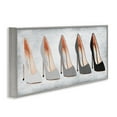 thumbnail image 3 of Stupell Industries Glam High Heels Grey Shades Beauty & Fashion Painting Gray Framed Art Print Wall Art, 30 x 13, 3 of 9
