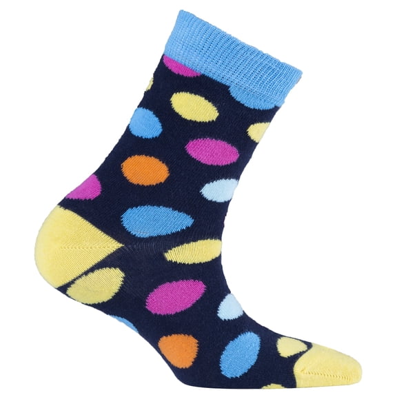 Gold Marine Dot Socks