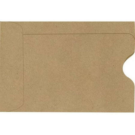 Envelopes.com Credit Card Sleeve (2-3/8" x 3-1/2"), 24 lb