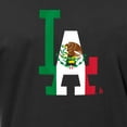 thumbnail image 4 of Men's New Era Black Los Angeles Dodgers Mexican Flag Logo T-Shirt, 4 of 4