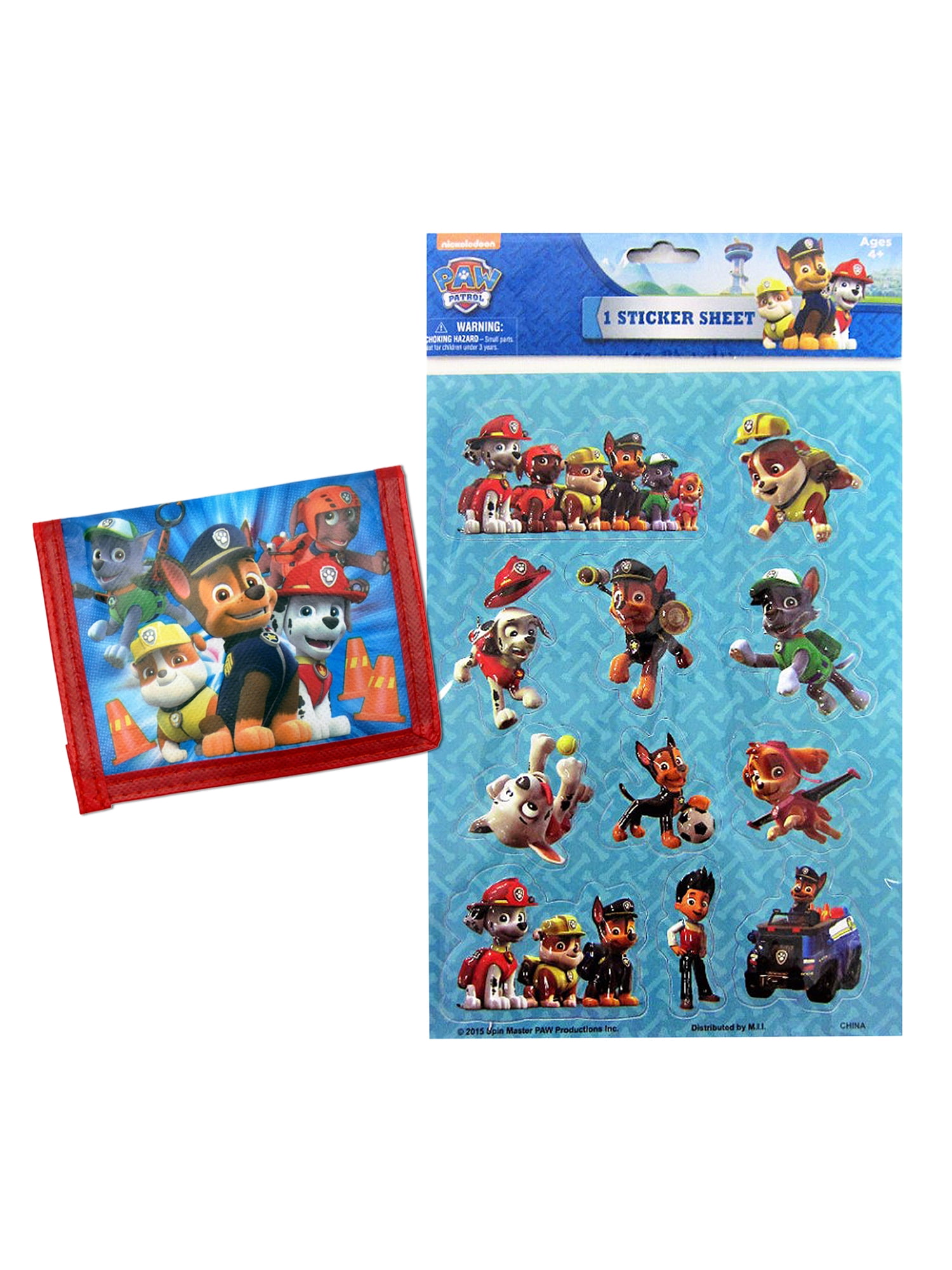 Nickelodeon Paw Patrol Kids Bi-Fold Wallet Blue