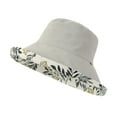 thumbnail image 2 of Chapeau de Soleil Solide pour Femmes Extérieur Imprimé Floral Décontracté Élégant, 2 of 4