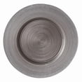 thumbnail image 1 of Charger with Glitter Edge, Metallic Gray - Set of 4, 1 of 1
