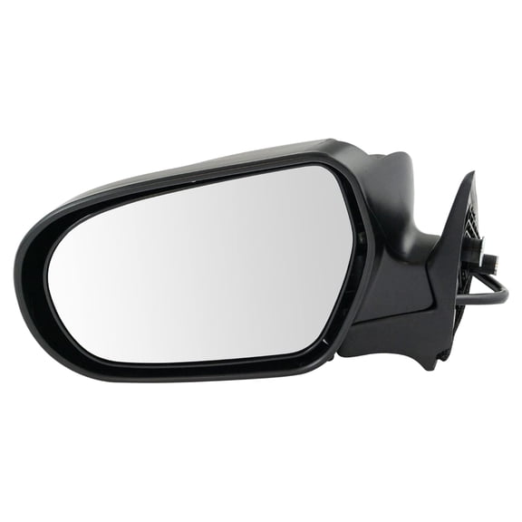 TRQ Power Mirror Smooth Black Driver Side Left LH for 05-09 Legacy Outback New MRA06979