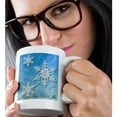 thumbnail image 2 of 3drose, Sung Tan Chuk Ha, Merry Christmas in Korean, Snowflake, 11oz Mug, 2 of 6
