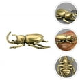 thumbnail image 4 of Miangastore Exquisite Copper Beetle Desktop Decor Creative Copper Craft Beetle Ornament, 4 of 8