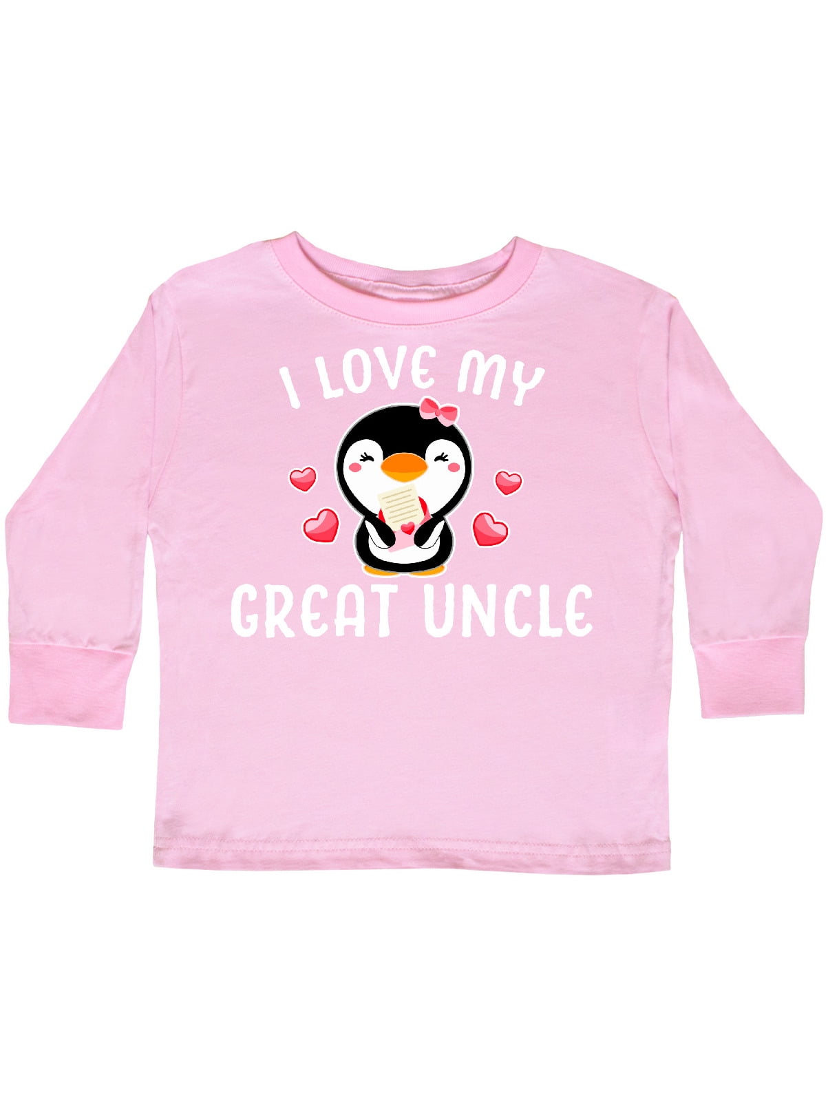 inktastic I Love My Mother with Cute Penguin and Toddler Long Sleeve T-Shirt