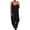 Black, variant on Clearance! Lisingtool Two Piece Sets for Women Women Summer Casual Jumpsuits Spaghetti Strap V Neck Loose Romper with Pockets Promotion Sale