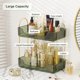 thumbnail image 2 of Organizador de encimera de baño, bandeja de tocador de 2 niveles, estante de encimera multifuncional para gabinete de baño - Verde hoja, 2 of 5