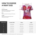 thumbnail image 7 of Fuzoiu Pig Print Women's V-Neck T-Shirt,Women's Short Sleeve Top, Comfortable for Work, Leisure, and Sports, 7 of 7