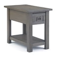 thumbnail image 6 of Simpli Home Monroe 14W Narrow Open Side Table with Top Drawer and Shelf, 6 of 9