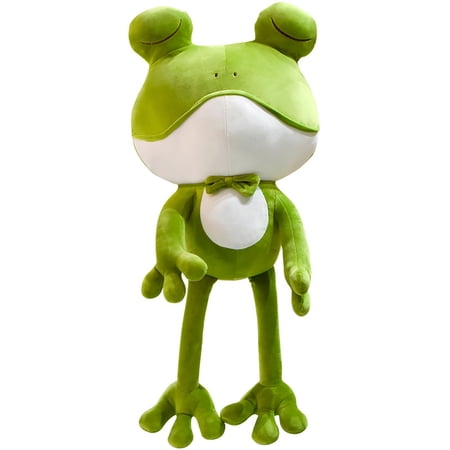 BJBSJSZ Frog Plush Toy Big Stuffed Animal Throw Plushie Pillow Doll Soft Frog Fluffy Friend Hugging Cushion Presentfor Every Age