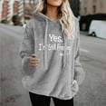 thumbnail image 5 of Fewfanhot Oversized Sweatshirt for Women Sherpa Fleece Hoodie Oversized Pullover Fuzzy with Pockets Drawstring Hooded Sweatshirt, 5 of 7