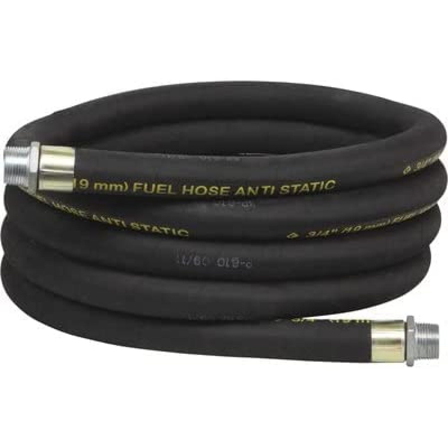 Roughneck Antistatic Grounded Fuel Hose for 12 Volt or 110 Volt Pumps
