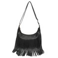 thumbnail image 1 of Bolso Hobo Minimalista Con Flecos Hombro Borlas PU para Mujer Fiestas Y, 1 of 8