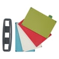 thumbnail image 4 of 4-Color Multifunctional Non-Slip Cutting Board Set with Base - Food Grade PP, Ideal for Preventing Cross-Contamination in Kitchen, 4 of 5