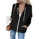 thumbnail image 1 of Chaqueta deportiva con capucha y cremallera para mujer, abrigo de manga larga, tops casuales s202412243747, 1 of 2