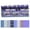 Multi-color2, variant on Soimoi 8 Pc Fat Quarter Bundle- Ikats Print 18"x 22" DIY Patchwork- 100% Cotton Pre-Cut Quilting Fabric Multicolor