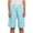 Blue, variant on Mgmyaa Women's Bermuda Shorts with Deep Pockets Long Shorts for Women Casual Walking Athletic