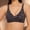 Black, variant on Leopard Print Plunge Bra Women's Standard Straps Hook Back Deep V Neck Bra Tank Tops for Women