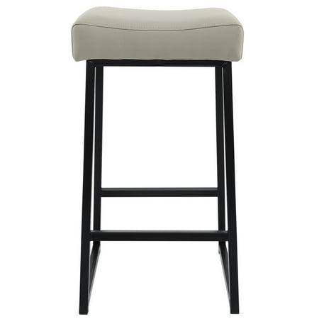 Classic Home Amber 26  Counter Stool Stone (Set of 2)