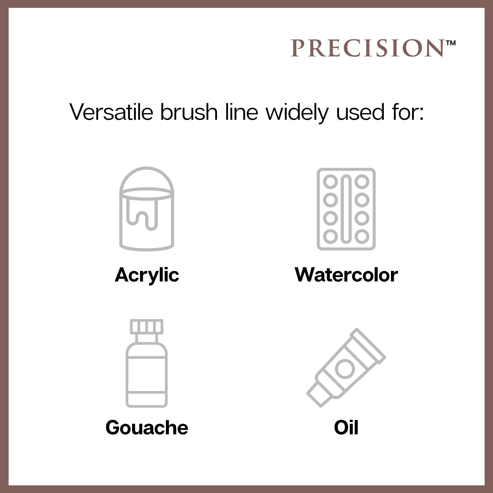 Precision&trade; 2800 Dagger Brush Set, 3 pc