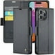 thumbnail image 1 of Funda tipo cartera iPhone 15 Pro con cierre magnético, RFID, tarjetero, soporte, carga inalámbrica, 1 of 5