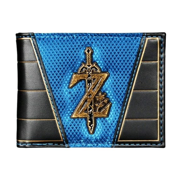 Legend of Zelda Metal Z Logo Bi-Fold Wallet