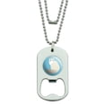 thumbnail image 1 of Ragdoll Cat Military Dog Tag Bottle Opener Pendant, 1 of 3