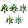 thumbnail image 6 of Indoor Outdoor Lifelike Artificial Bonsai Home Living Room Bedroom Simulation Banana Tree Office Hotel Portable Fake Plant Decor Green White, 6 of 7