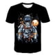 thumbnail image 1 of 2023, camisetas de astronautas para niños, disfraces para niños y niñas, camisetas de cuello redondo, ropa de verano, camisetas de manga corta para niños, ropa 7T Gao Jinjia LED, 1 of 2