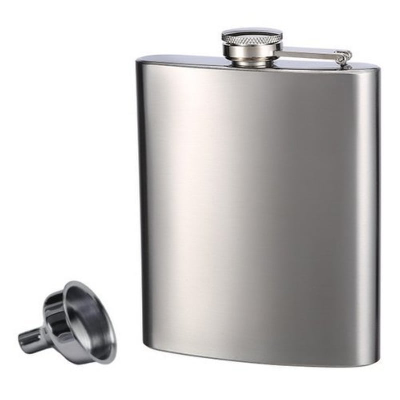 8 Oz Stainless Steel New In Box Stanford University Flask 
