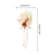 thumbnail image 5 of Decoración de silla para exteriores, hotel, boda, negocios, flores artificiales, ramo de seda, respaldo de metal, estilo floral, portátil y plegable, ideal para bodas, fiestas, recepción de, 5 of 8