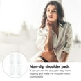 thumbnail image 3 of Monyance anti-slip shoulder pads 4pcs Silicone Shoulder Pads Strap Cushions Non-Slip White(3.66X1.97X0.08Inches), 3 of 10