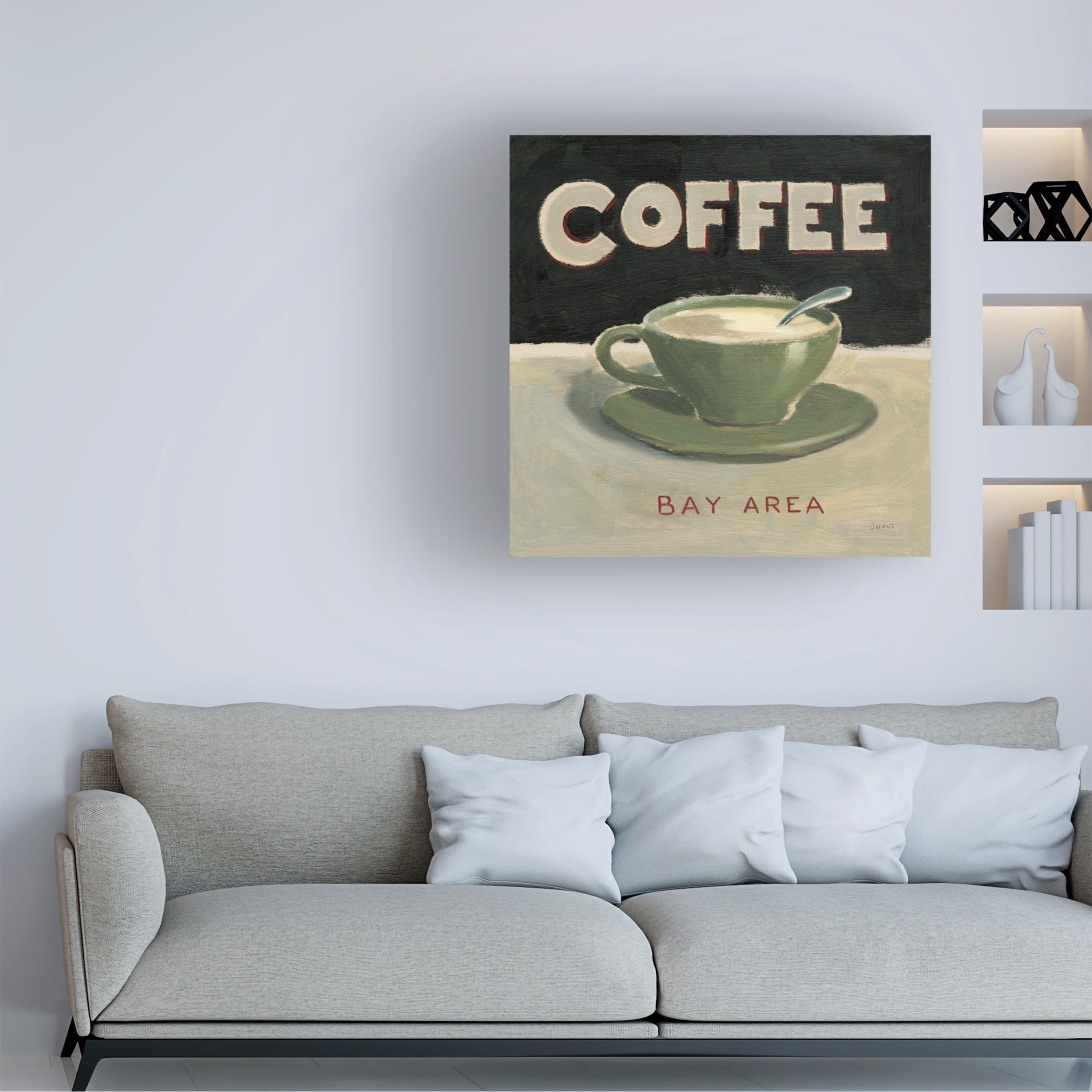 James Wiens 'Coffee Spot III' Canvas Art