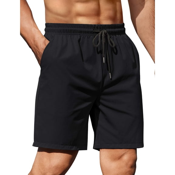 COOFANDY Men' 2 Pack Gym Workout Shorts 7 Inch Athletic Shorts Quick Dry Running Shorts with Pockets