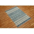 thumbnail image 4 of Casavani Handmade Blue Block Printed Cotton Indoor Outdoor Patio Rug Living Room Carpets 4x7 feet, 4 of 6
