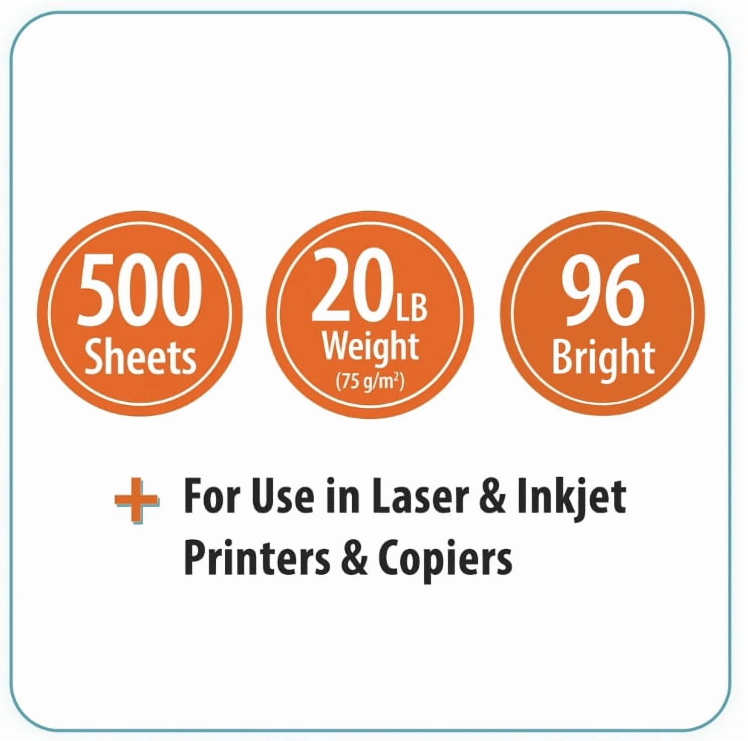 Pen+Gear Multipurpose Bright Paper, 500 Sheets photo 4