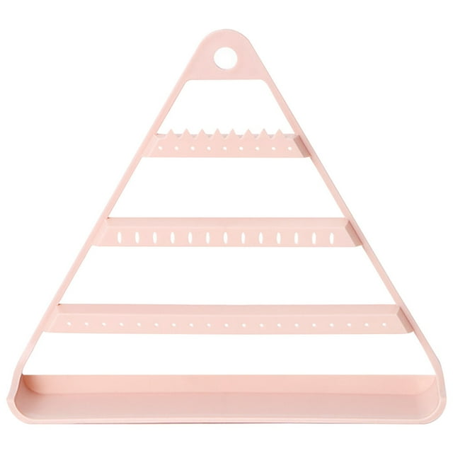 Porte-boucles en Plastique Porte-Boucles Porte-Bijoux de Maison, Rose