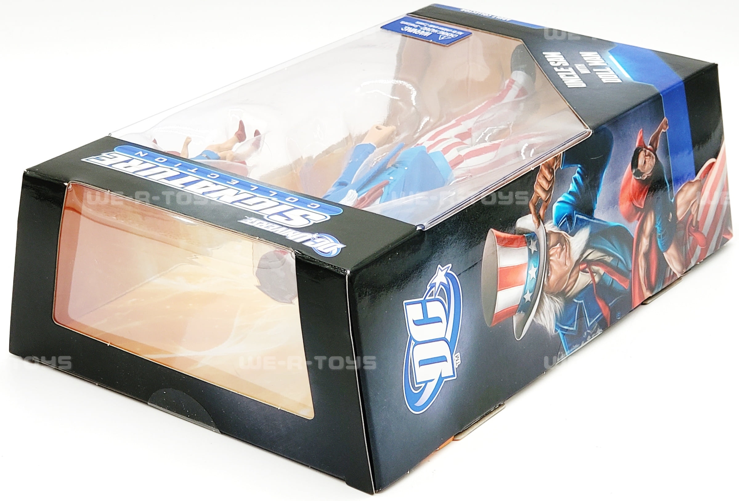 未開封 DCUC Uncle Sam with Doll Man 輸送箱付 DC Universe Signature Collection Uncle Sam with Doll Man Figures