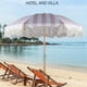 thumbnail image 4 of Patio Paraguas Para Paraguas De Playa Con Diseño De Borla Upf 50+ Protección De Costillas A Prueba De Viento Para Actividades Al Aire Libre De Verano, 4 of 7