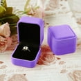 thumbnail image 2 of Visland 4 Pack Ring Boxes, Square Velvet Ring Earrings Gift Display Boxes 8 Colors, 2 of 8
