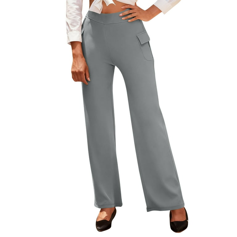 Meichang Fleece Lined Pants Women, Fleece Lined Dress Pants for Women High  Rise Soft Pull On Work Yoga Pants Winter Warm Straight Leg Business Dress  Casual Pants with Pockets - Walmart.com