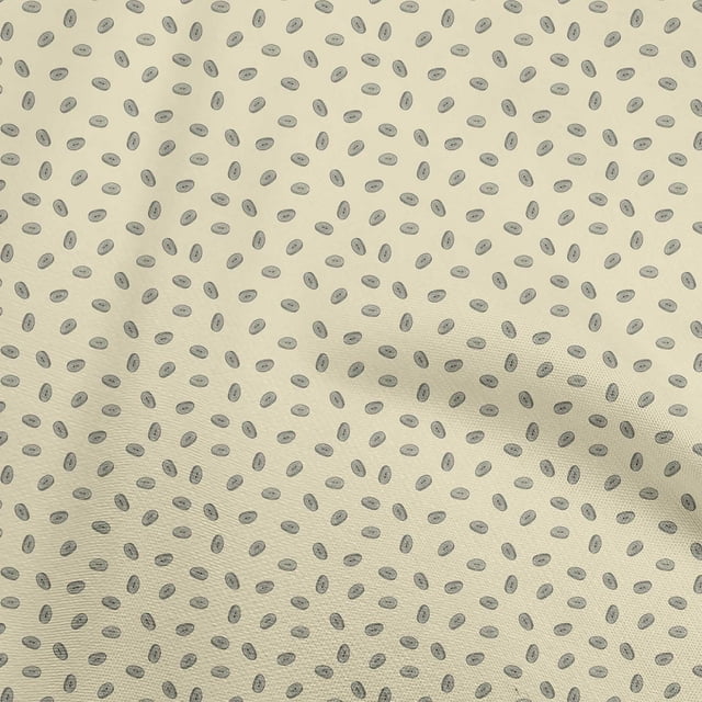 oneOone Polyester Spandex Beige Fabric Onion Sewing Material Print Fabric By The Yard 56 Inch Wide
