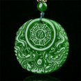 thumbnail image 3 of Jade Pendant, Dragon and Phoenix Bring Good Luck Pendant, 3 of 7
