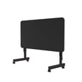 thumbnail image 4 of 3/4" Thermal Fused Laminate Top Flip Top Table Black Wood Laminate, 4 of 10
