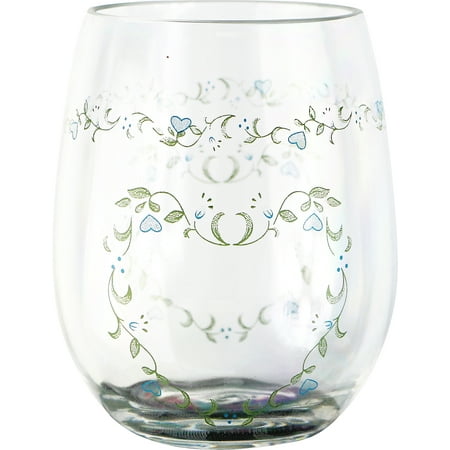 Corelle Coordinates Country Cottage, 16oz Acrylic Wine Glass Set of (Best Acrylic Wine Glasses)