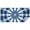 Blue Tie Dye, variant on Colorful Rainbow Tie Dye Spiral Pattern Rectangle Tablecloth 60"x84",Waterproof Polyester Rectangle Table Cloth, Wipeable Spillproof Polyester Tablecloth for Dining, Camping, Indoor and Outdoor